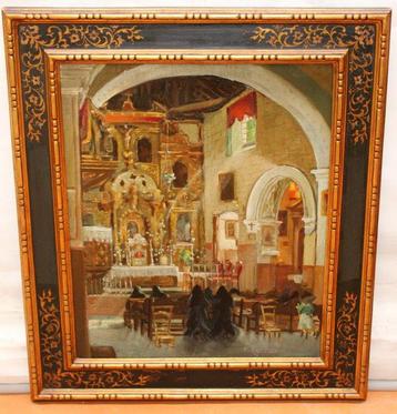 Spaanse school (XX) - Interior de iglesia
