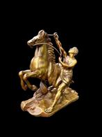 After Guillaume Coustou - Figuur - Chevaux De Marly - Brons