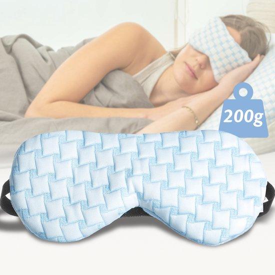 2dekans | EL-Life Verzwaard Slaapmasker vrouwen & mannen -, Handtassen en Accessoires, Uiterlijk | Gezichtsverzorging, Ophalen of Verzenden