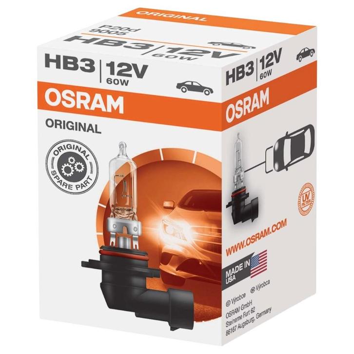 Osram HB3 Original Line 12V 60W Autolamp, Auto-onderdelen, Verlichting, Nieuw, Verzenden