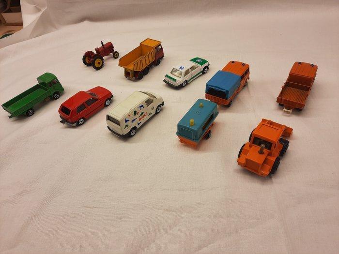 Efsi, Husky, Majorette 1:64 - Modelauto (10) - Set metalen, Hobby en Vrije tijd, Modelauto's | 1:5 tot 1:12