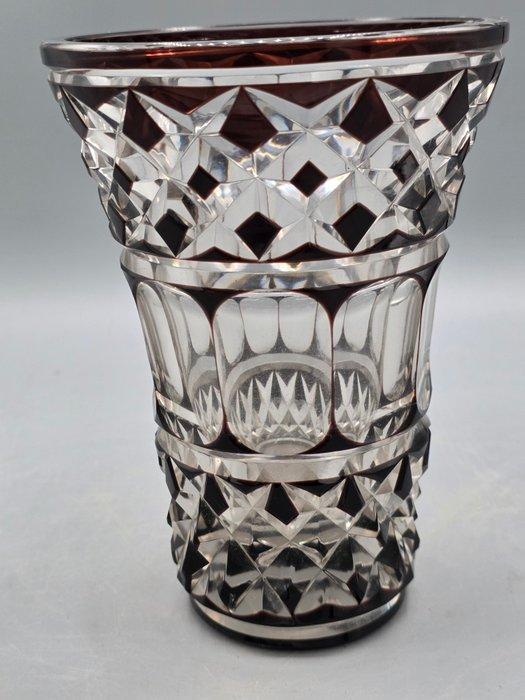 Val Saint Lambert - Vaas - Kristal, Antiek en Kunst, Antiek | Glaswerk en Kristal
