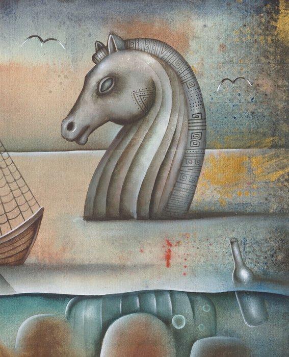 Eugene Ivanov - Chess Dream, Antiek en Kunst, Kunst | Schilderijen | Modern