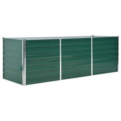 Plantenbak Verhoogd 240cm Groen | Retour Deal | -57%, Tuin en Terras, Bloembakken en Plantenbakken, 60 cm of meer, 100 cm of meer