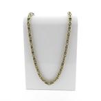 Robuuste gouden koningsketting; Exclusief, Handtassen en Accessoires, Ophalen of Verzenden, Gebruikt, Overige kleuren, Goud