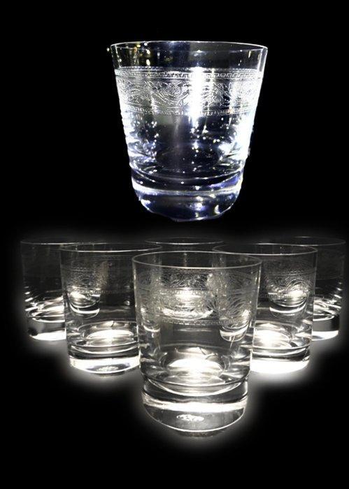 Baccarat - Drinkservies (7) - Kristal - gegraveerde, Antiek en Kunst, Antiek | Meubels | Tafels