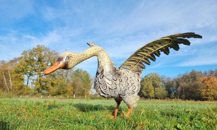 Figuur - Levensechte gans - IJzer, Metaal, Antiek en Kunst, Curiosa en Brocante