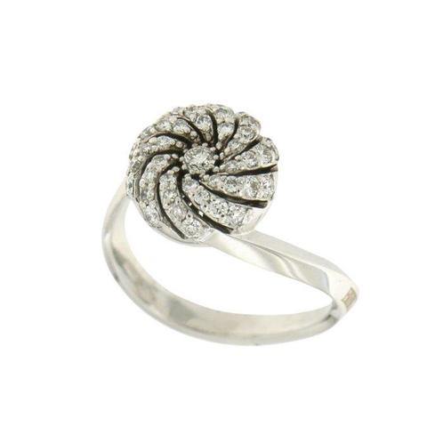 Zonder Minimumprijs - Bibigi - Ring - 18 karaat Witgoud -, Handtassen en Accessoires, Ringen