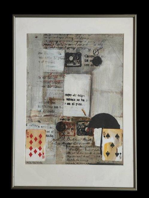 María Asunción Raventós (1930) - Fragmentos de Memoria, Antiek en Kunst, Kunst | Schilderijen | Klassiek