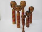 Showa 1950 traditionele vintage kokeshi. - Hout - With