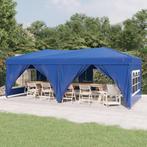 vidaXL Partytent inklapbaar met zijwanden 3x6 m blauw, Tuin en Terras, Partytenten, Verzenden, Nieuw