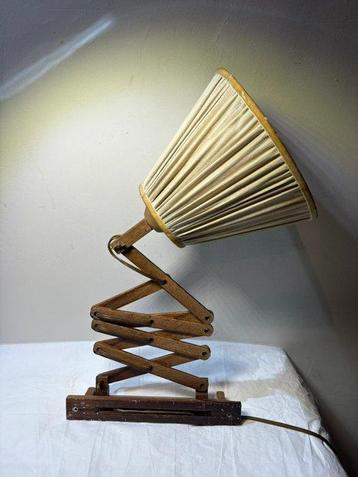 Lampe ciseaux - Bois