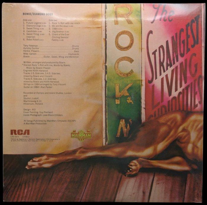 David Bowie - Diamond Dogs - 1974 original US album - Still, Cd's en Dvd's, Vinyl Singles