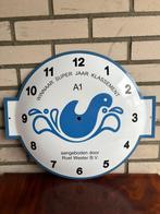 enseigne ou horloge publicitaire en émail - Emaille