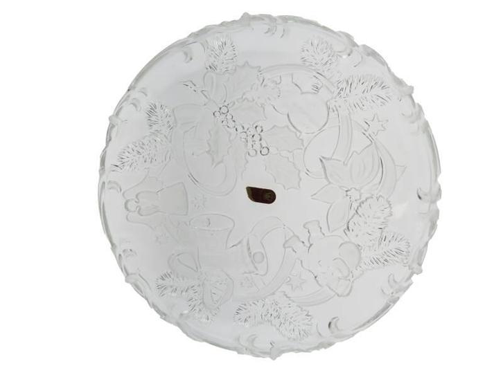 Serveerschaal in kerststijl, Walther glas, Antiek en Kunst, Antiek | Glaswerk en Kristal, Verzenden