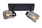 Lucide ALION - Plafondspot 2xE14 Zwart, Huis en Inrichting, Verzenden, Nieuw, Metaal, Trendy verlichting
