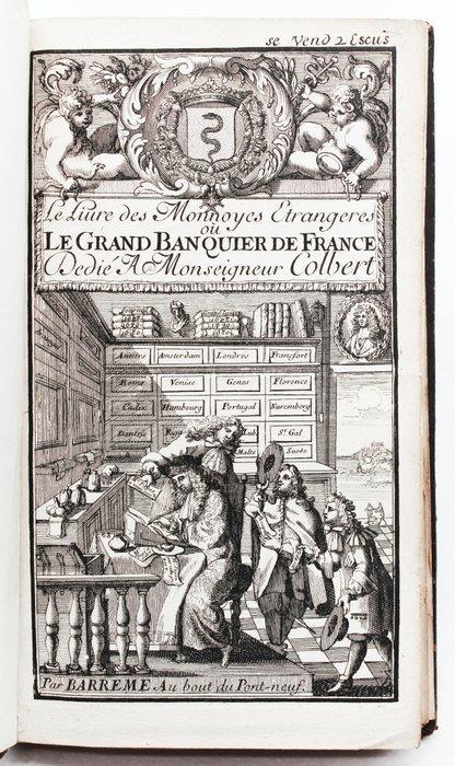 Barrême - Grand Banquier de France - 1696, Antiek en Kunst, Antiek | Boeken en Manuscripten