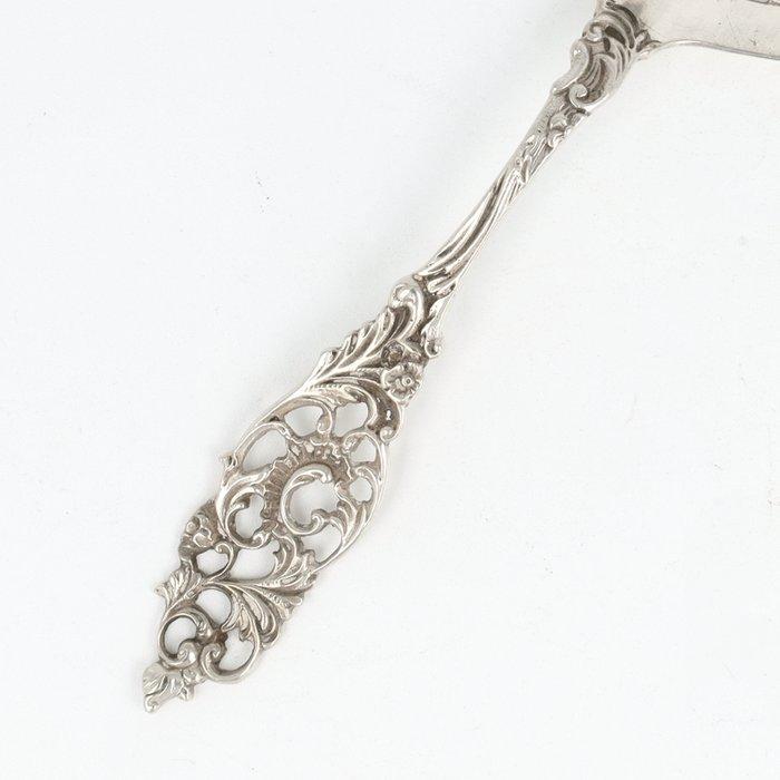 Rococo Neoclassical Patisserieschep / Pasteischep - Lepel -, Antiek en Kunst, Antiek | Zilver en Goud