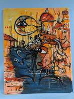 Italiaanse school (XX) - Sogno Veneziano, Antiek en Kunst