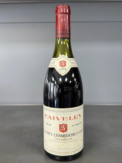 1993 Faiveley, Gevrey-Chambertin 1° Cru Les Craipillots &, Verzamelen, Wijnen