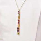 Sans Prix de Réserve - Pendentif Argent - Gemmes mixtes -
