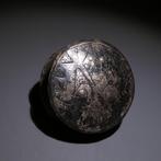 Chimu, Peru Zilver Tamba - Oorbel. 4 cm D. 1100 - 1400 na, Verzamelen