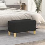 vidaXL Bankje 70x35x41 cm stof zwart, Huis en Inrichting, Verzenden, Nieuw