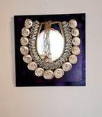 T.D - T.D - Lichtbak - agate naturel, schelp, hout, licht