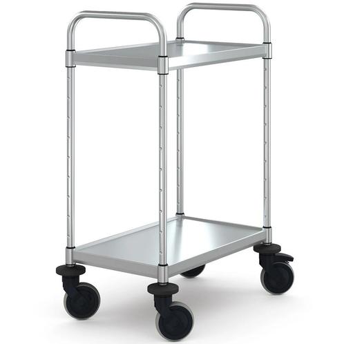 Serveerwagen | VARIOCART | RVS | 2 Niveaus (EN600x400) |, Zakelijke goederen, Horeca | Keukenapparatuur, Nieuw in verpakking, Verzenden