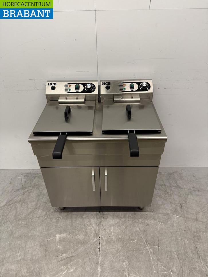 HCB Friteuse double en acier inoxydable 2 x 14 litres 400V, Articles professionnels, Horeca | Autre, Envoi