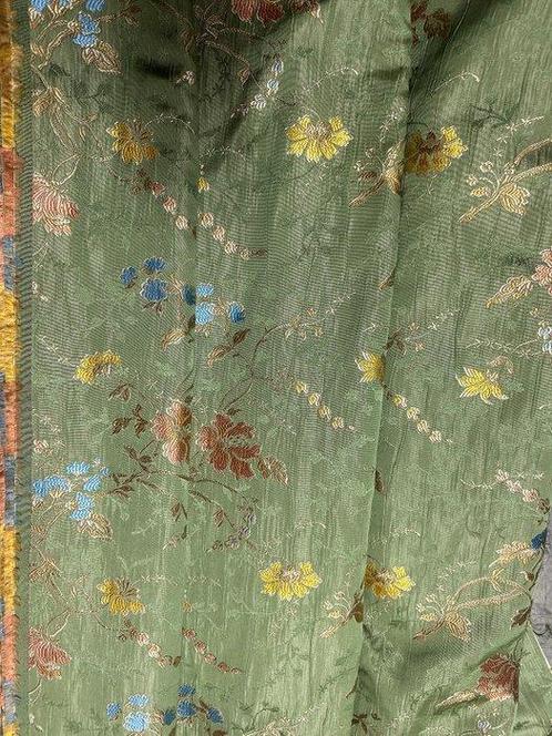 kostbare zijden stof San Leucio pastelgroen verrijkt met, Antiek en Kunst, Curiosa en Brocante