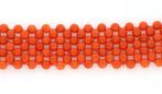 Zonder Minimumprijs - Armband - 18 karaat Geel goud Koraal, Handtassen en Accessoires, Armbanden, Nieuw