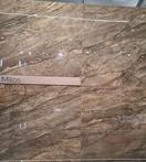 Milos Brown / Bruin Hoogglans Marmerlook 60x120 Vloertegel /