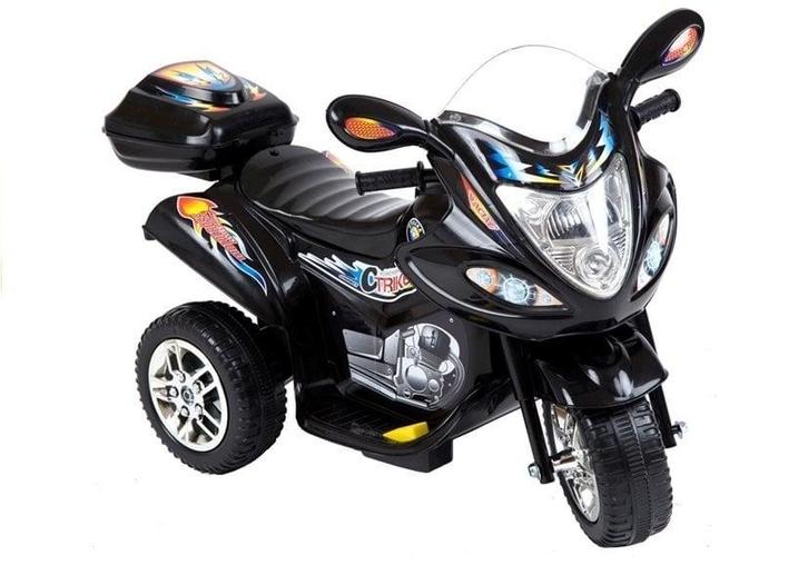 Elektrische driewieler voor kinderen - Zwarte motor met l..., Kinderen en Baby's, Speelgoed | Buiten | Accuvoertuigen, Nieuw, Ophalen of Verzenden