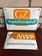 Emaille reclameborden - Set van 2 moderne emaille