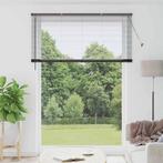 vidaXL met gordijnen Zwart Aluminium, Huis en Inrichting, Stoffering | Gordijnen en Lamellen, Verzenden, Nieuw
