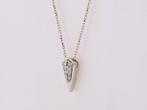 Zonder Minimumprijs - Ketting met hanger - 14 karaat Witgoud