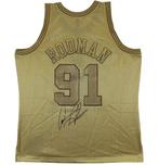 NBA - Dennis Rodman - Autograph - Authentiek gesigneerd goud