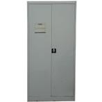 Draaideurkast 1 Legbord Grijs 95x42x194 5 cm Gebruikt, Ophalen of Verzenden