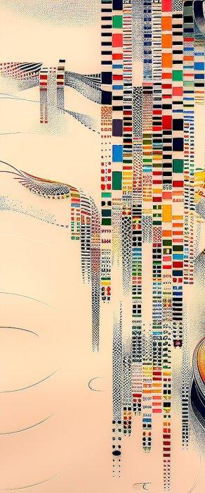 Albert Bonau - Universe is mind I, Antiquités & Art, Art | Peinture | Moderne