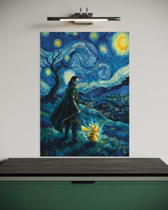ANDSAL - Pikachu & Loki Van Gogh Tribute The Electric, Games en Spelcomputers, Spelcomputers | Overige Accessoires