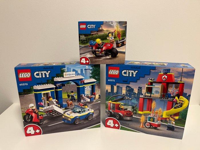 Lego Set - City - Police Station Chase, Fire Station and, Kinderen en Baby's, Speelgoed | Duplo en Lego