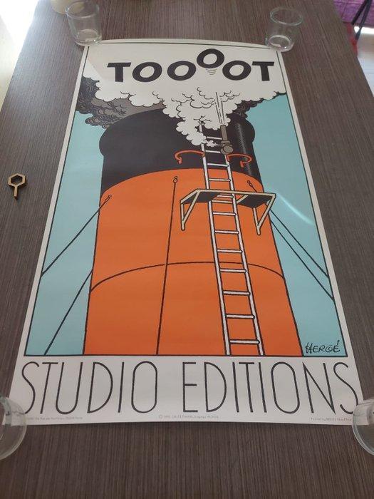 Kuifje - TOOOOT - 1 Poster - 1980/1980, Boeken, Stripverhalen