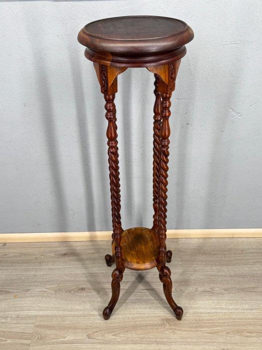 Schitterende piëdestal plantentafel - Plantentafel - Hout -, Antiek en Kunst, Curiosa en Brocante