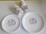 Tintin 2 assiettes Tintin & Milou + Mug Vintage 1990s + 10, Boeken, Nieuw