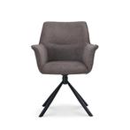 TM ChocoComfort – Luxe Bruin Gestoffeerde Stoel, Verzenden, Nieuw