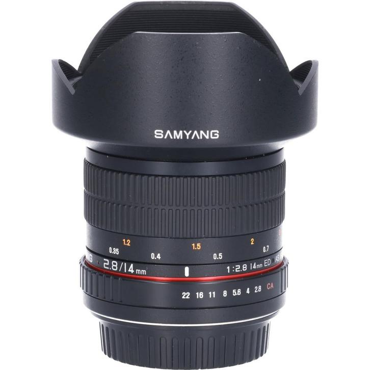 Tweedehands Samyang 14mm f/2.8 ED AS IF UMC Canon AE CM2430, TV, Hi-fi & Vidéo, Photo | Lentilles & Objectifs, Enlèvement ou Envoi
