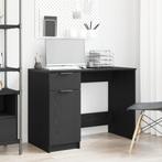 vidaXL Zwarte Eiken Bureau - 100x50x75 cm - Gemaakt van, Verzenden, Nieuw