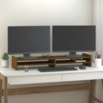 vidaXL Monitorstandaard 100x27x15 cm massief grenenhout, Computers en Software, Verzenden, Nieuw