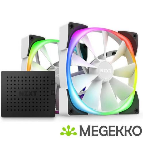 NZXT Aer RGB 2 - 140mm Twin & Controller - White Edition, Computers en Software, Computerkoelers, Nieuw, Verzenden